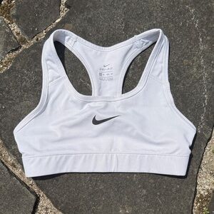 Nike White Dri-Fit Sports Bra, size XS